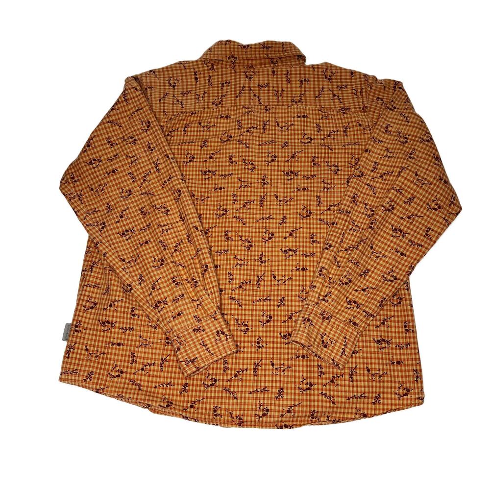 Woolrich Fall Foliage Pearl Snap Button Up Shirt size Large - Picture 4 of 9